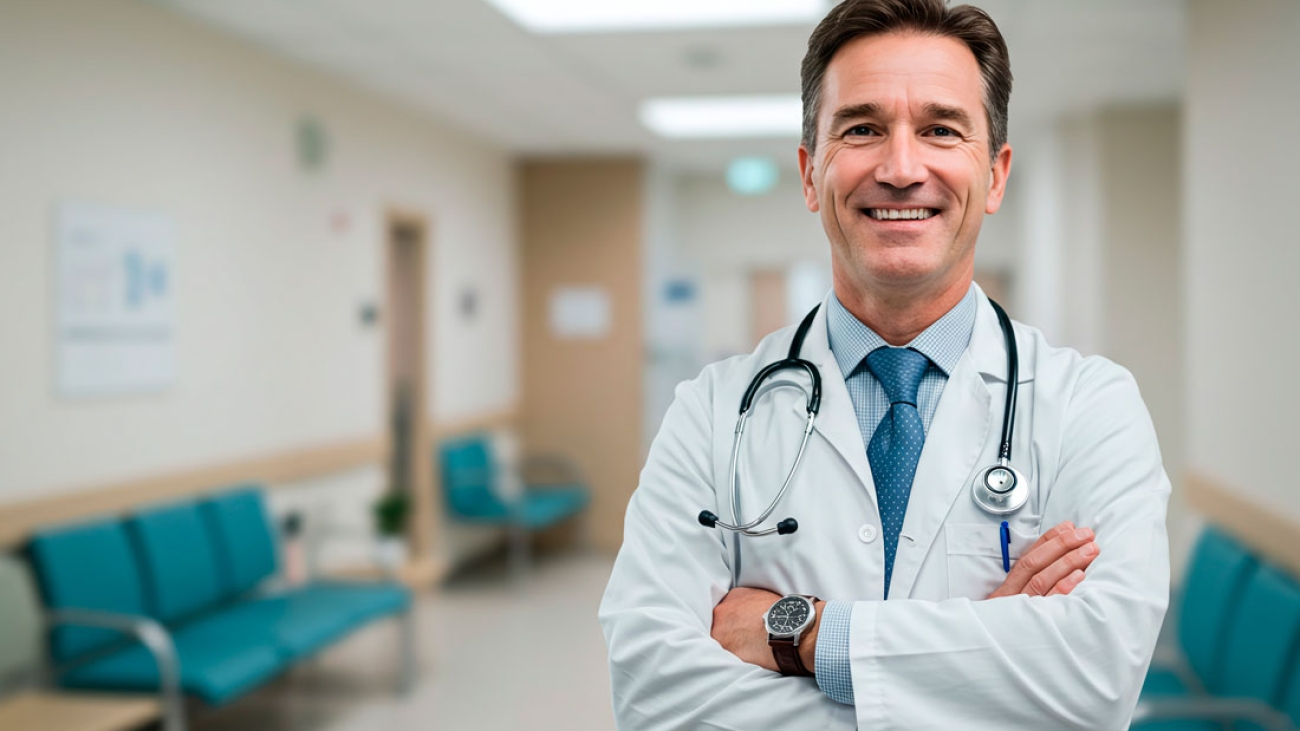 medico-confiante-no-hospital-PJ-Medico-Renove